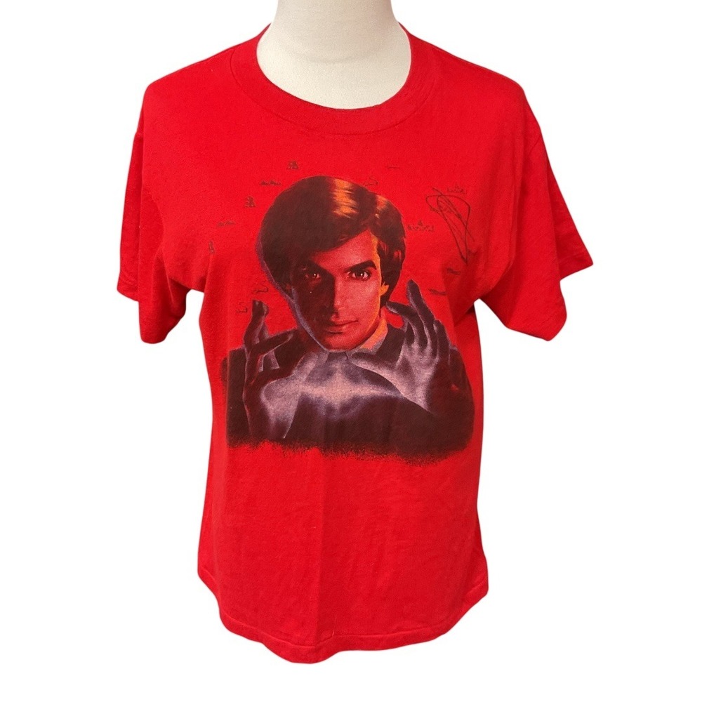 80s Magic of David Copperfield Autographed Single Stitch Pullover T-Shirt Size L